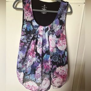 Colorful floral tank